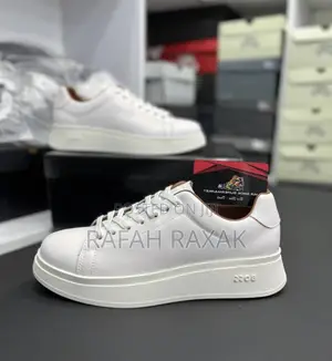 Original Off-White Low BOSS Casual Premium Leather Sneakers