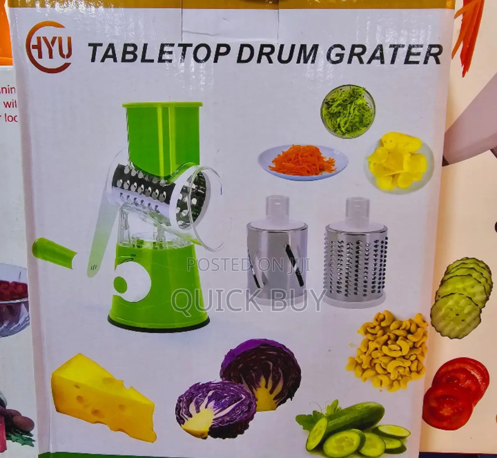 Deluxe Multifunctional Tabletop Drum Grater(Vegetable Cutter