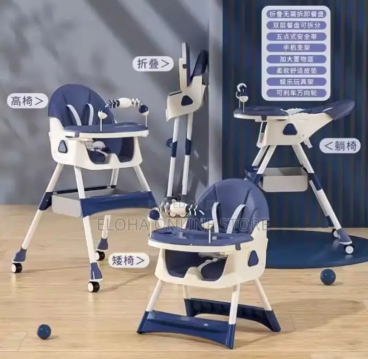 Multifunctional Toddlers Dining Chair With Removable Tray