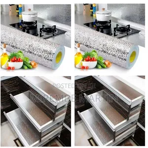 Silver Kitchen Wallpaper