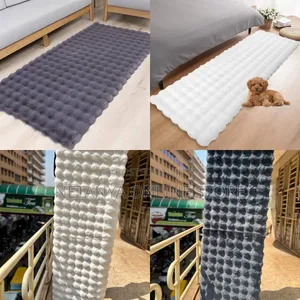 High Quality Rabbit Fur Bedside Rugs