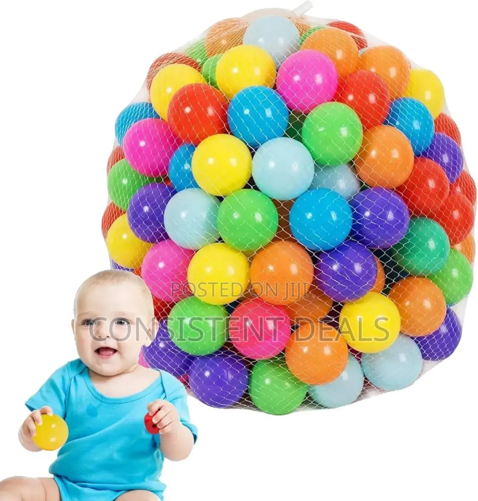 Baby Charm Plastic 50pcs Balls