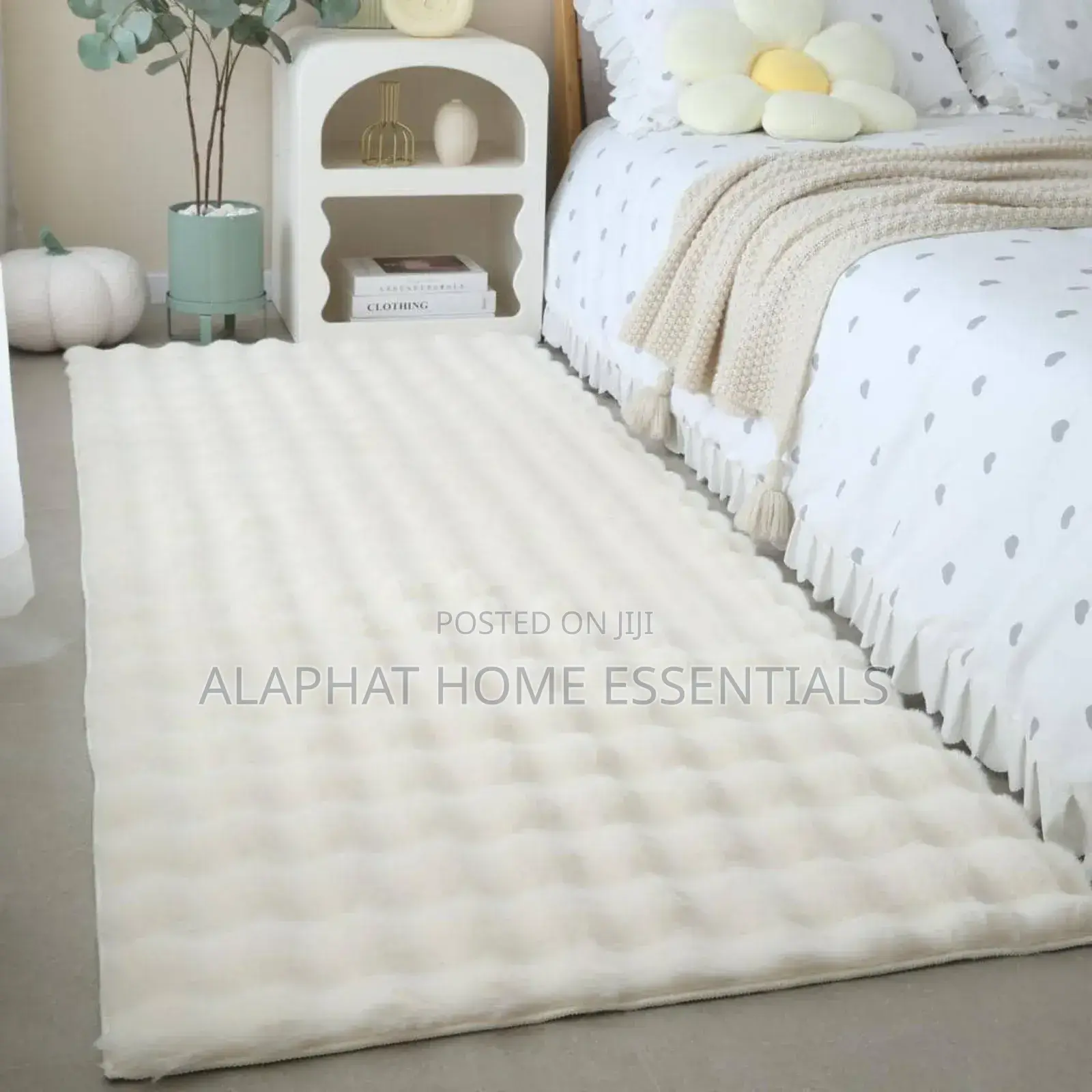 *Rabbit Fur Bedside Rugs* (60x180) Cm