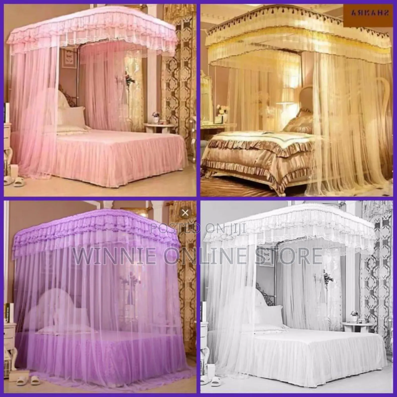 2stands Rail Mosquito Net