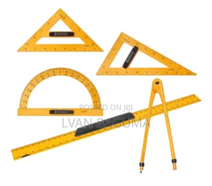 Chalk Board Mathematical Instruments - A Whole Set
