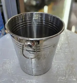 20cm Stainless Steel Sliver Ice Bucket