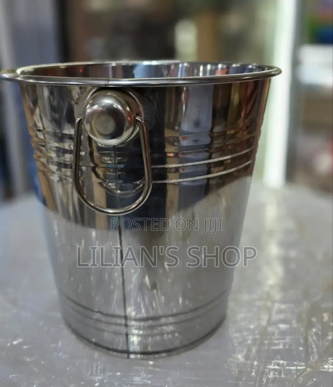 20cm Stainless Steel Sliver Ice Bucket