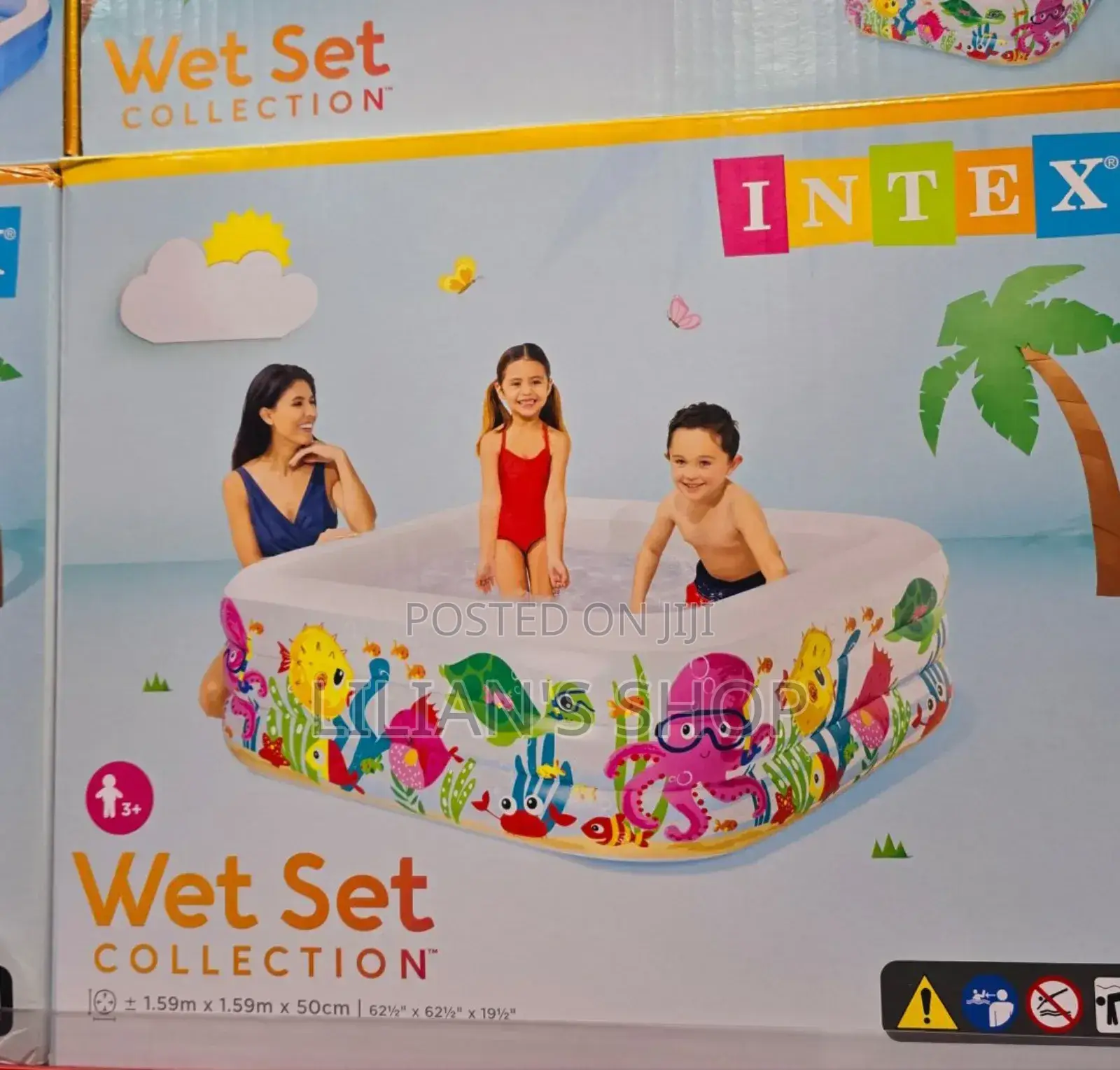 Intex Swimming Kids Water Pool-PVC