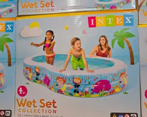 Elite Blue Intex Inflatable Swimming Pool for Kids