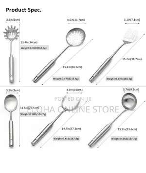 Stainless Steel Kitchen Utensils Set 6 PCS