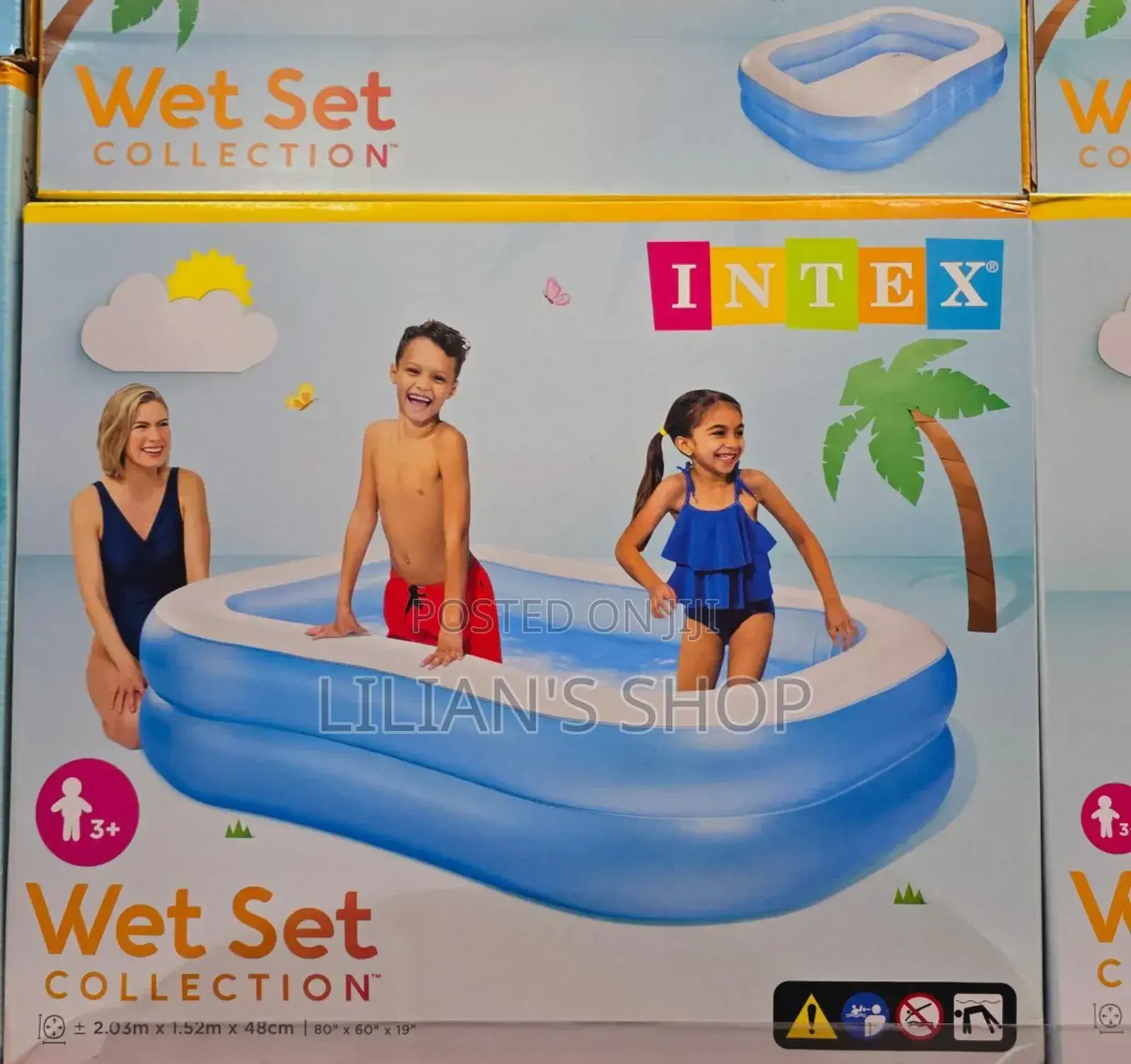 Wet Set Collection Intex Inflatable Swimming Pool