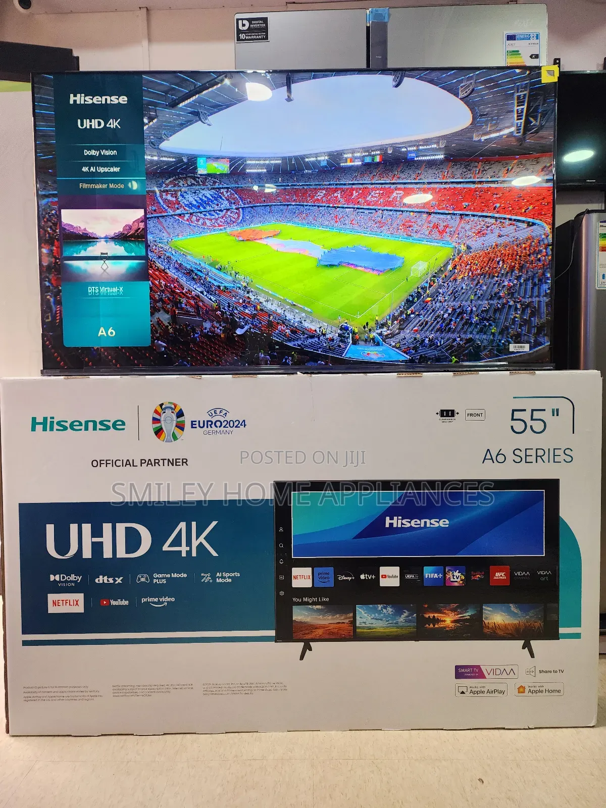 Hisense 55inches Brandnew Smart Tv