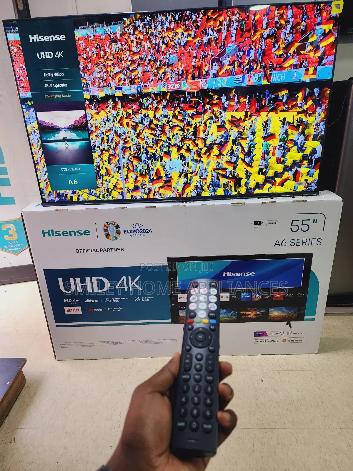 A6 Series Hisense 55inches Smart Tv