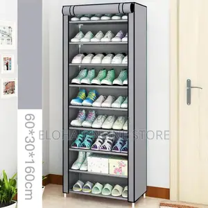 Shoe Shelf Shoe Organizer Cabinet With Nonwoven Fabric Cover