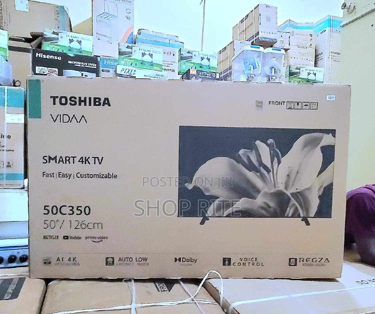 New Toshiba 50inch Smart Vida Led TVS