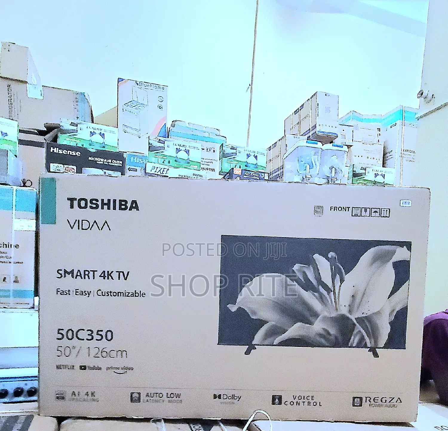 New Toshiba 50inch Smart Vida Led TVS