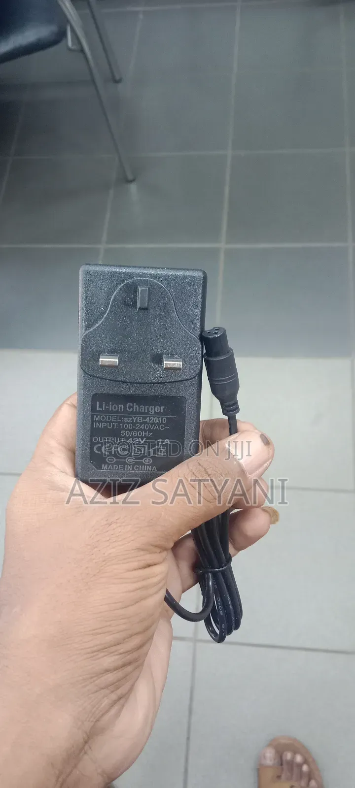 Hoverboard Charger With Power Cable 36V Out Put 42V 2 N 1 Am