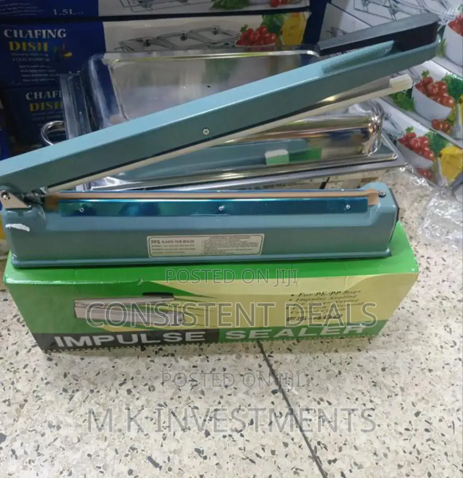 New FS400 Heat Impulse Sealer Machine