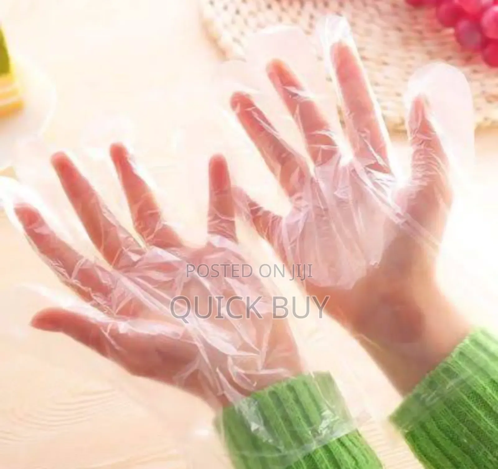 100pcs Pack Clear Quality Disposable Gloves(CEO Friendly)