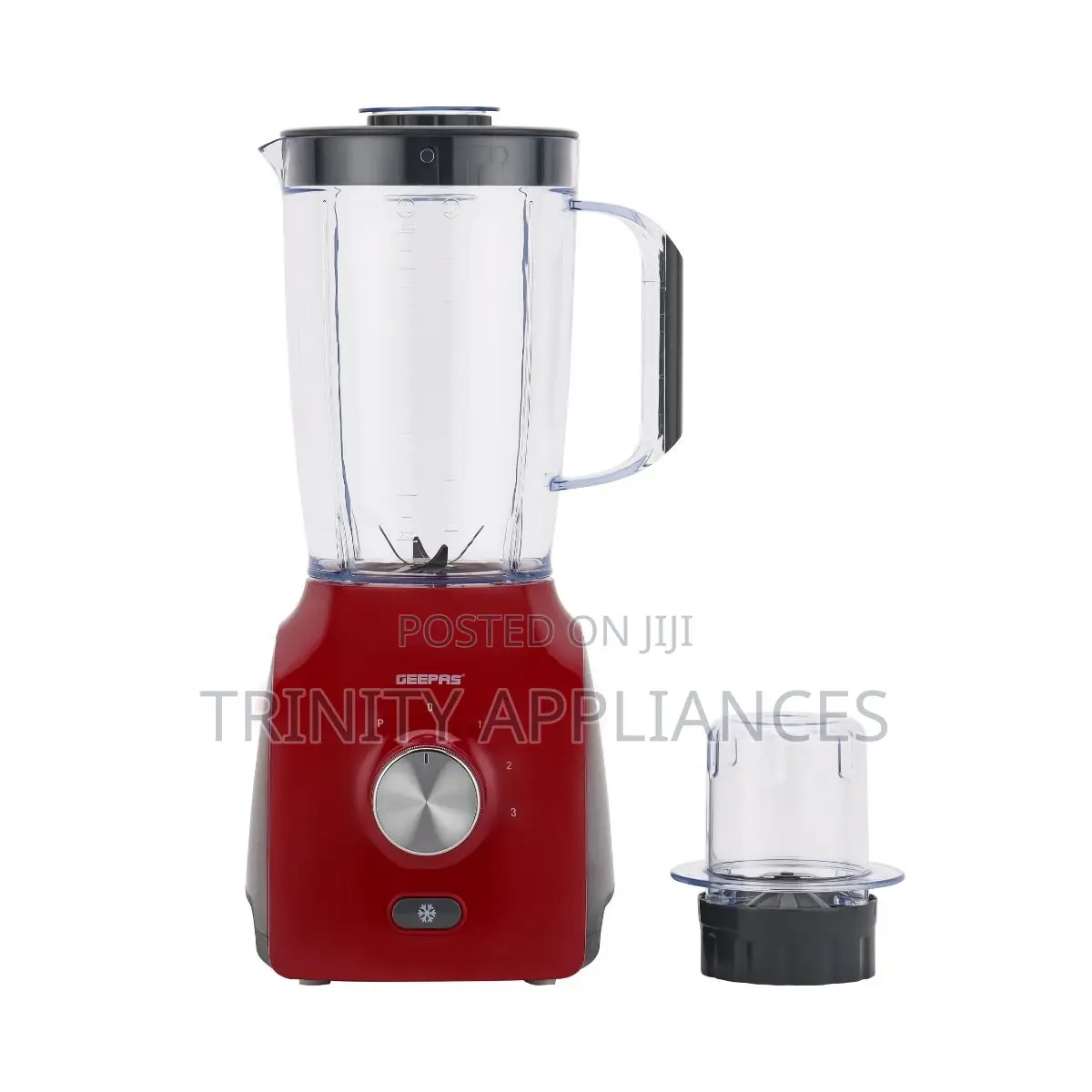 Geepas 1.5 Litre 2 in 1 Blender Stainless Steel Blades