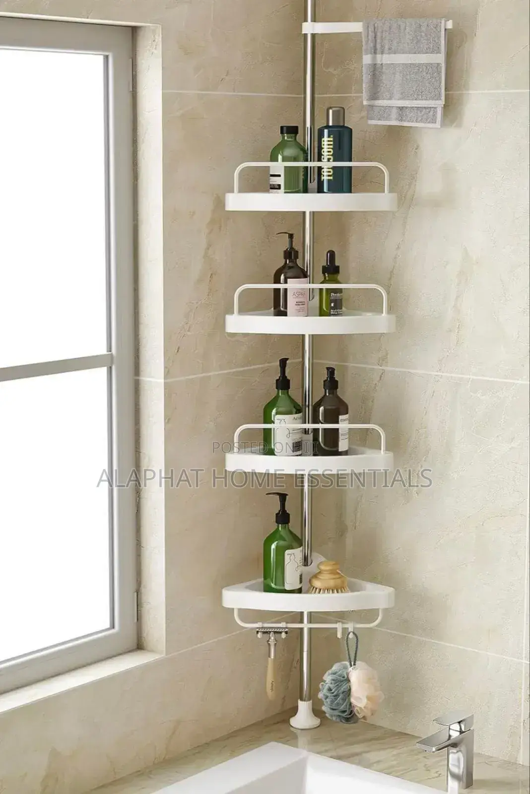 Bathroom Corner Rack