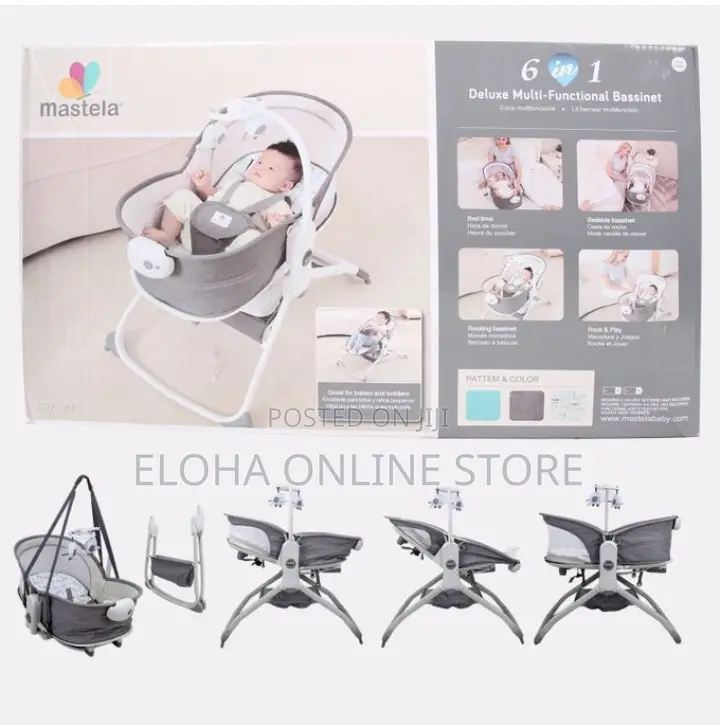 Mastela Multifunctional 6 in 1 Rocker Bassinet Set