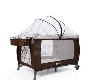 Photo - Convertible Portable Foldable Baby Bed Crib