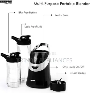 Geepas 350W Personal Blender Smoothie Milkshake Maker