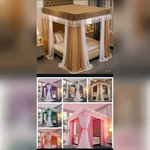 Hotel and Home Mosquito Net With Curtains