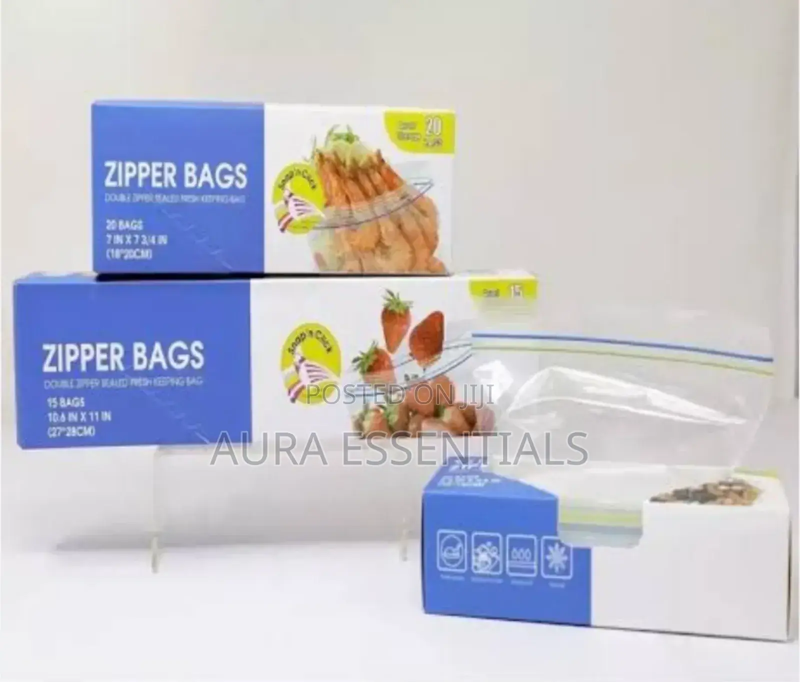 Excellent Reclosable Freezer Bags ( 16 X 14cm)