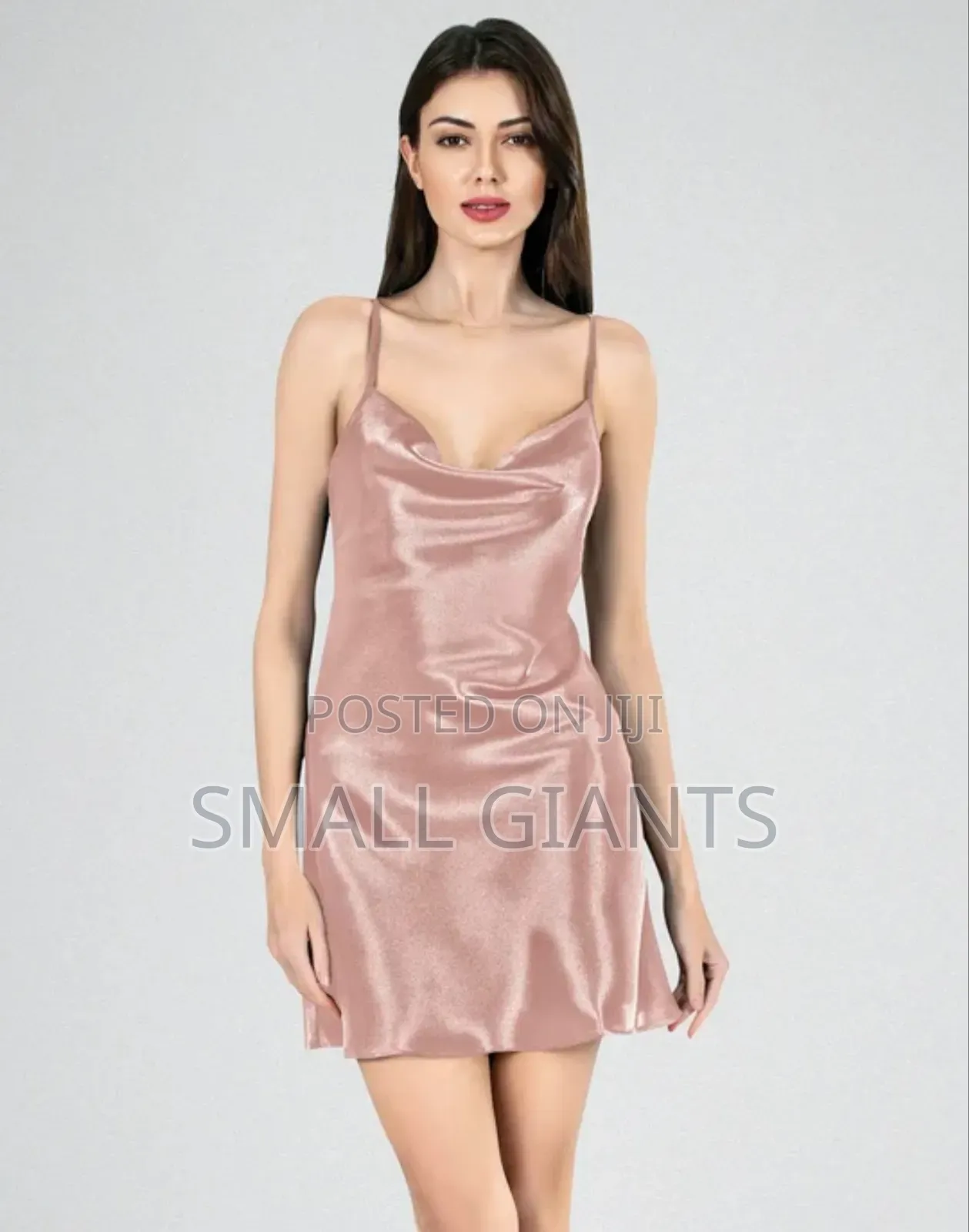 Elegant Short Satin Nightdress