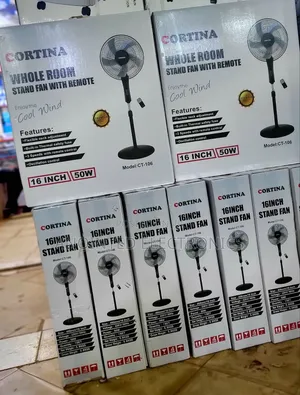 Cortina Standing Fans With a Remote