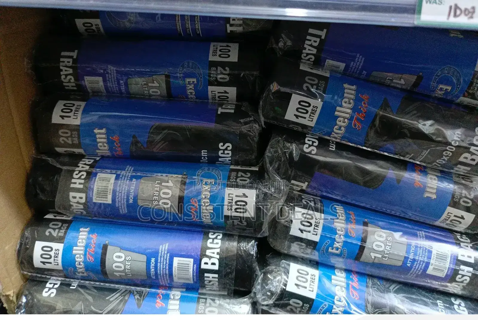 100ltrs Trash Bags (20 Bags)