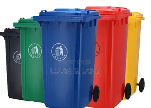 240L Wheelie Plastic Dustbin