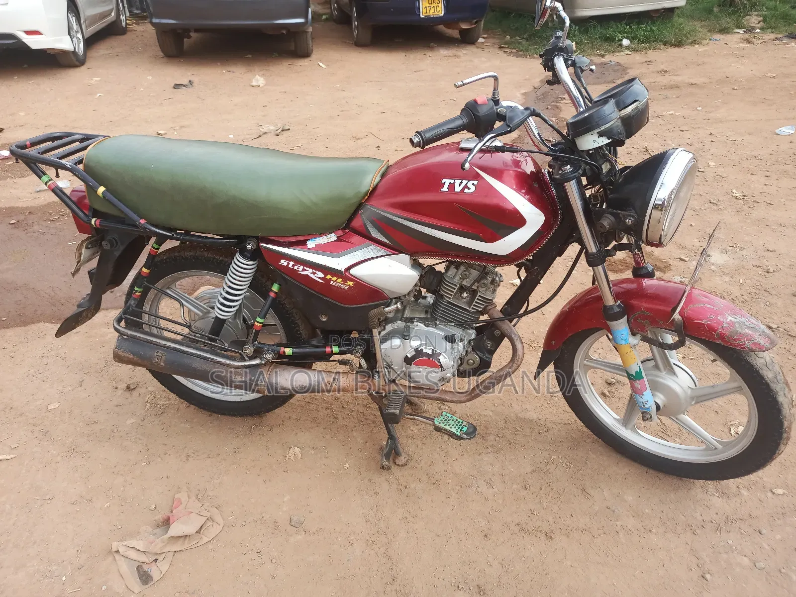 TVS HLX 125 2022 Red