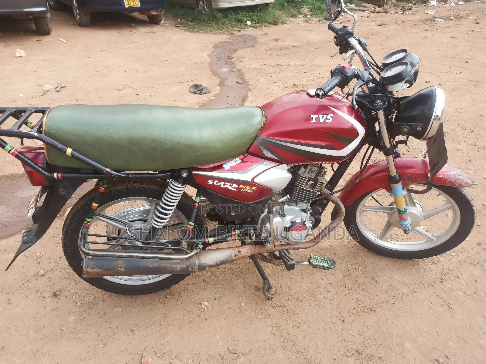 TVS HLX 125 2022 Red