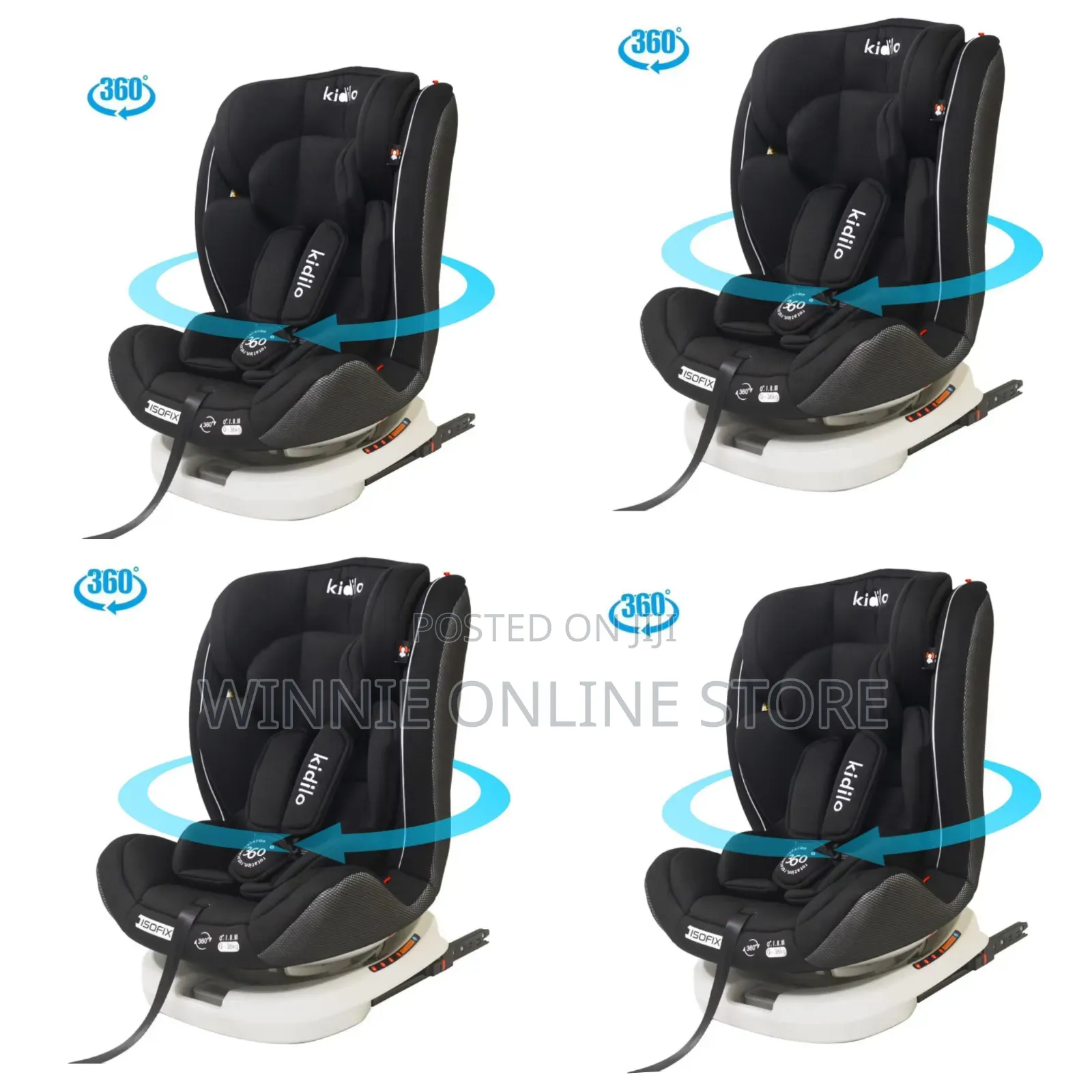 360 Degrees Baby Car Seat ( Adjustable)