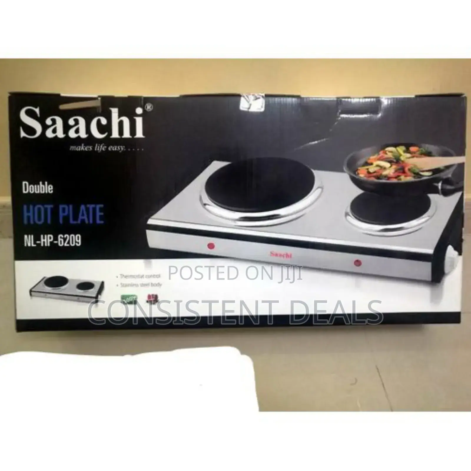 Saachi Double Hot Plate