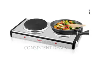 Saachi Double Burner Hot Plate