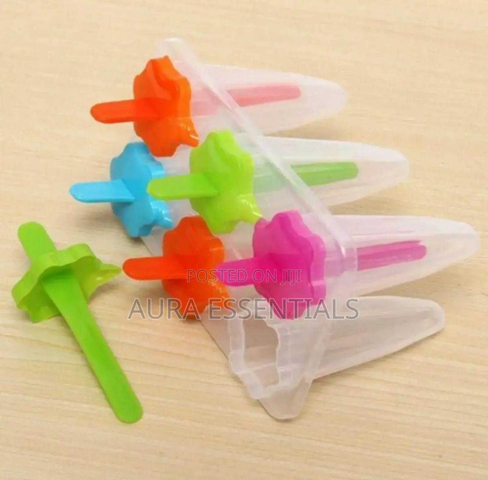 6 PCS Ice Pop Reusable Ice Molds.
