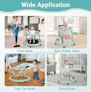 Baby Walker With Anti Rollover Wheels
