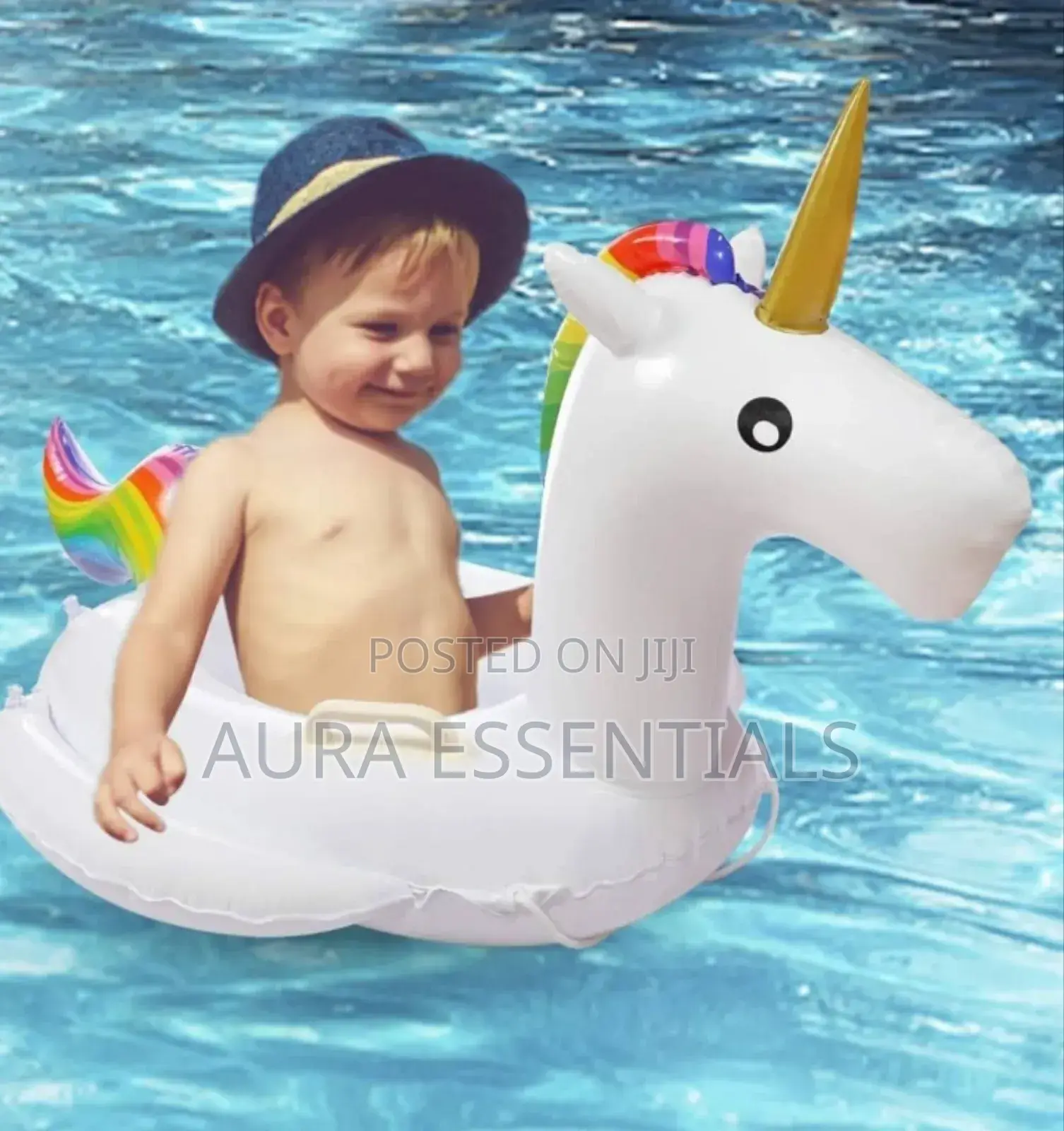 Baby Pool Float Unicorn Inflatable Swimming Ring
