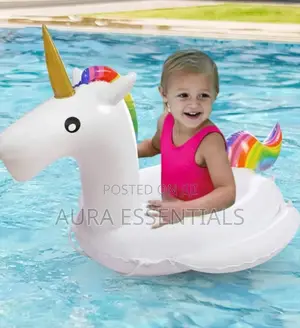 Baby Pool Float Unicorn Inflatable Swimming Ring