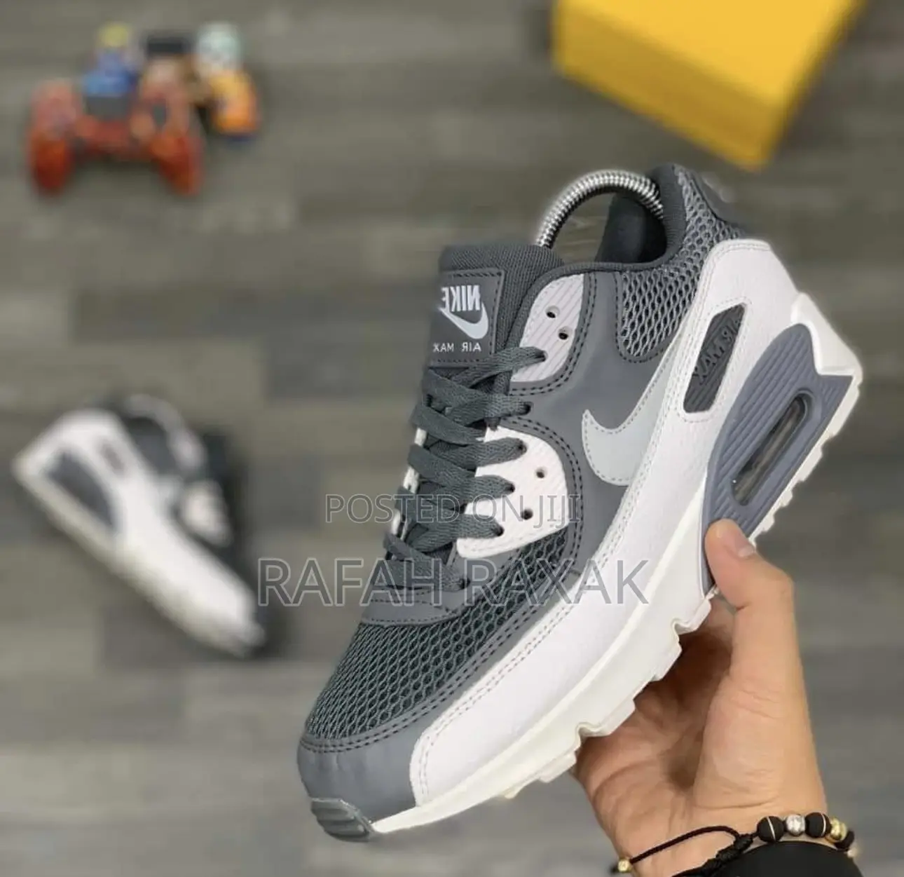 Original Mid Grey Nike Air Max 90 Running Sneakers