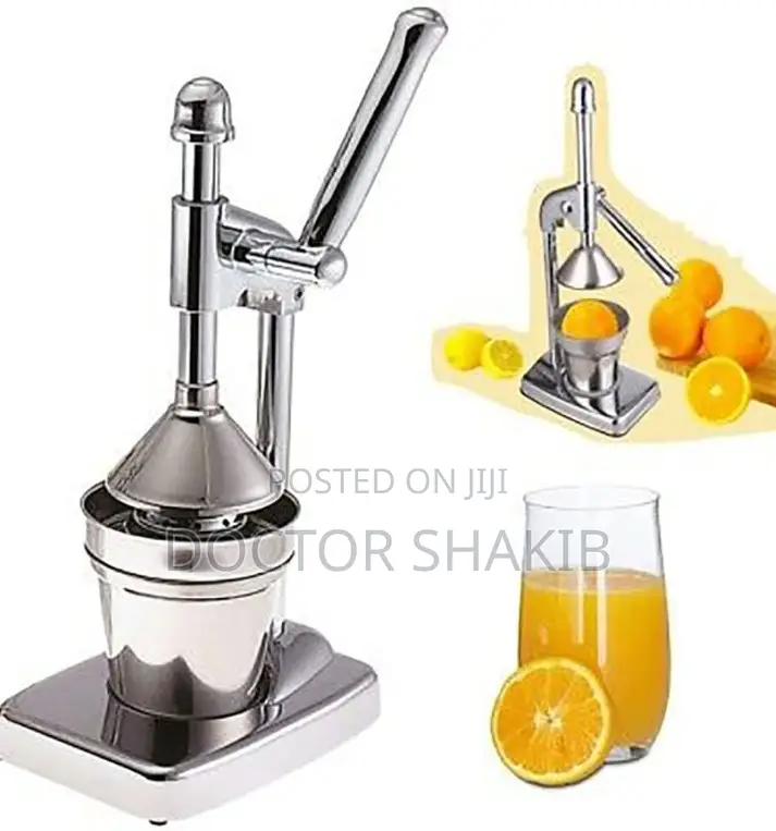 Professional Manual Stainless Steel Lever Fruit Press Juicer