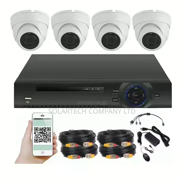 4 Channel CCTV Cameras (Full Color)