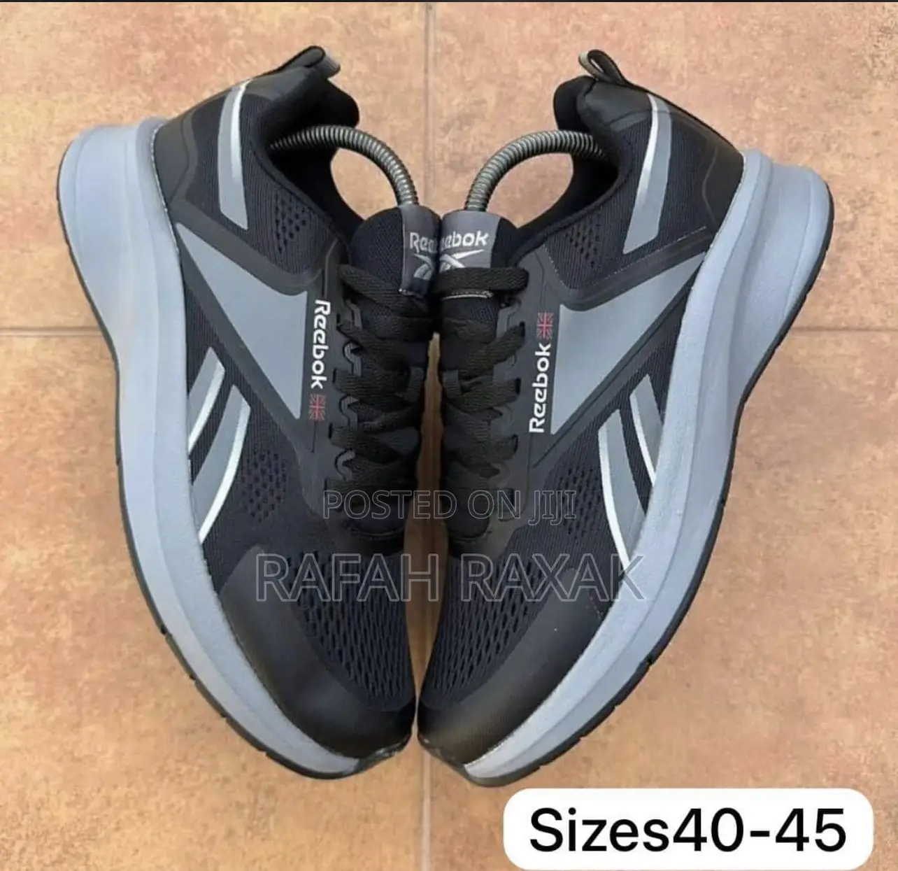 Original Black/Grey Reebok Classic Running Sneakers