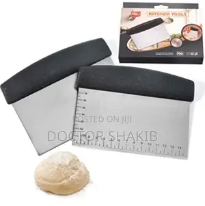 Stainless Steel Multipurpose Dough Cutter Scraper