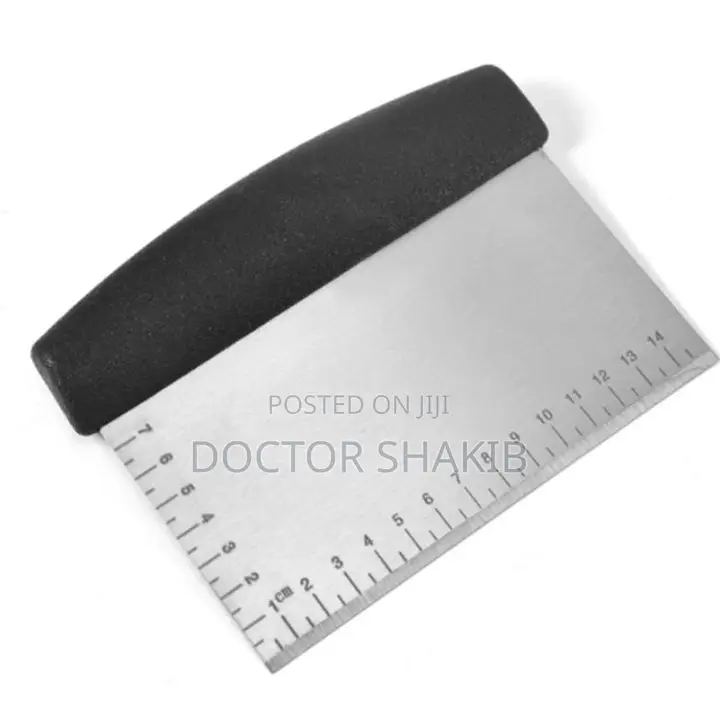 Stainless Steel Multipurpose Dough Cutter Scraper