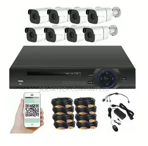 8 Channel CCTV Camera Kit (Full Color)